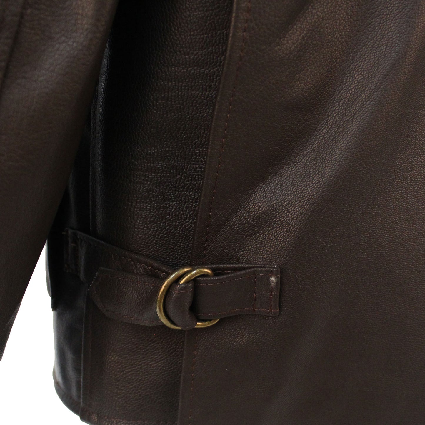 Last Crusade/Crystal Skull Leather Jacket in Brown Goatskin