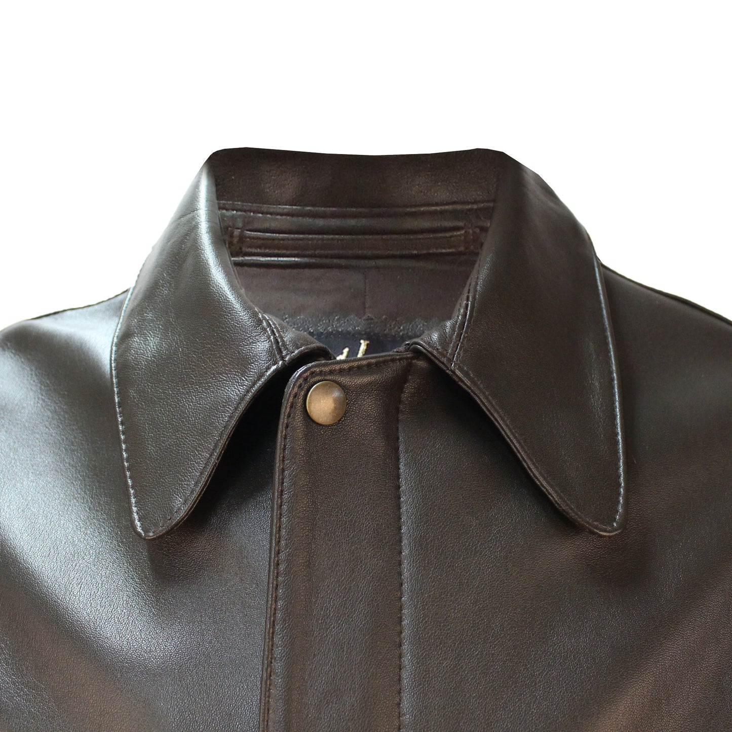 Last Crusade/Crystal Skull Leather Jacket in Brown Lambskin