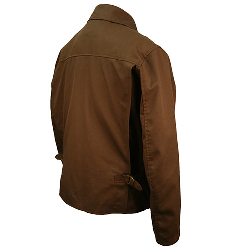 CUSTOM MADE Brown or Black Cotton Raiders of The Lost Ark Jacket