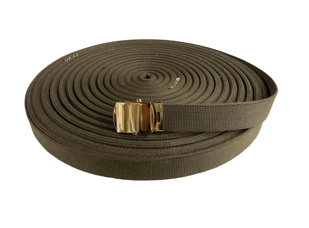 Indiana Jones Webbing Belt Cut To Size Khaki Colour